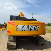 Excavadora Hidráulica Sany235 Usada de 23 Toneladas, Pocas Horas de Trabajo, Motor Hidráulico Original, Bien Inspeccionada, Maquinaria para Movimiento de Tierras