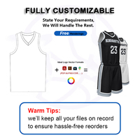Uniformes de Baloncesto Personalizados en Blanco y Negro para Hombre, Conjunto de Uniforme de Baloncesto Transpirable con Sublimación Completa para el Día del Partido y Entrenamiento