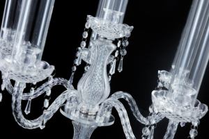 Design semplice fatto a mano durevole pilastro Festival festa decorazione di nozze tavolo centrotavola in acrilico chiaro portacandele - Product Image 6