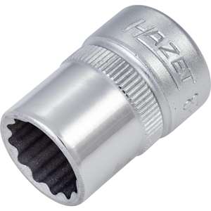 Douille HAZET 880Z-12 ∙ 3/8 pouce (10mm) carré, creux ∙ Profil Traction à 12 pans extérieurs ∙ Taille 12 mm - Product Image 1