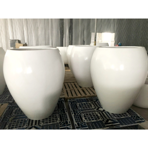 Lot de pots de fleurs en fibre de verre 3 et 4 pièces imperméable et écologique pour la maison et le jardin, utilisation en extérieur et en intérieur, prix de gros - Product Image 6