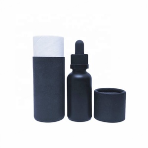 ขวดแก้วสีดำขุ่นป้องกันรังสียูวีสำหรับน้ำมันหอมระเหย บรรจุภัณฑ์ผลิตภัณฑ์บำรุงผิวสุดหรู พร้อมหลอดหยด - Product Image 4