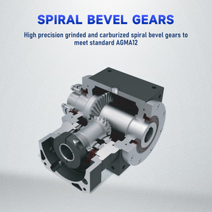 Spiral Konik Redüktör Endüstriyel Robotlar 90 Derece Servo Dik Açılı Dişli Redüktör CCW Klasik Giriş Direksiyonlu Endüstriyel Ekipman - Product Image 5
