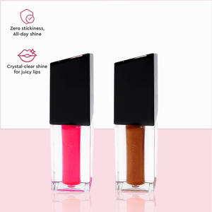 Brillo Labial Personalizado Vegano Líquido Brillante Tamaño Regular Para Labios Jugosos Brillo Duradero Todo el Día - Product Image 1