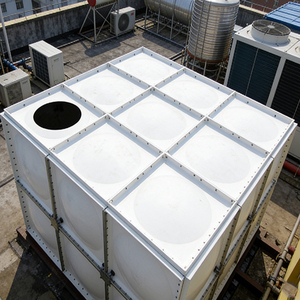 Serbatoio d'acqua in FRP su misura, <span class=keywords><strong>cisterna</strong></span> in fibra di vetro di grande capacità, resistente ai raggi UV, serbatoio interrato per la raccolta dell'acqua piovana, resistente alla corrosione - Product Image 4