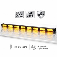 Barre de signalisation directionnelle de haute qualité de 48 pouces ECE R65 XA2 IP67 -30 ° C~+50 ° Lumière de sécurité pour véhicule avec capteur jour/nuit C Auto