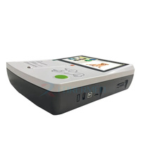 3 canaux 12 fils Électrode Ecg Dispositif ECG portable Vétérinaire 7 fils ECG Electrocardiogramme Machine