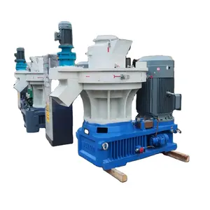 Wood Pellet Mill Making Machine Ring Die Pelletizer Sawdust Wood Powder Pressed Pellet