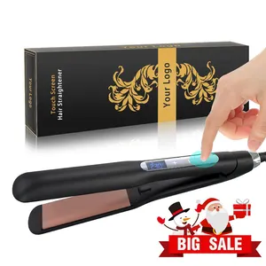 Factory Wholesale Negative Ions Prevent Hair Damage Smart LCD Screen Display Hair Straightener