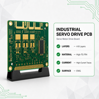 Produsen Perakitan PCB/PCBA Kustom untuk Servo Drive dan Motor Industri, 4-8 Lapisan, TG FR4 Tinggi, Stackup Arus Tinggi, ENIG/HASL