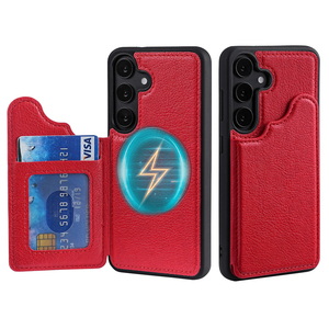 Etuis portefeuille magnétique en cuir Pu pour iphone 11 12 13 14 15 <span class=keywords><strong>Plus</strong></span> et iphone 16 Pro Max Etui portefeuille - Product Image 6