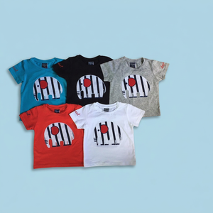 Ropa con estampado de letras para bebés, Tops de manga corta, camiseta, atuendo de algodón para primavera e invierno - Product Image 3