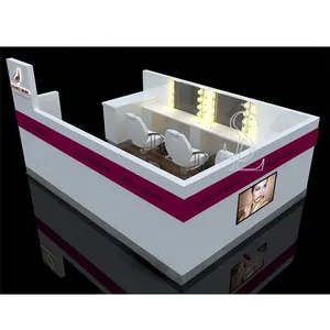 Eyebrow Threading Kiosk for Shopping Mall Kiosk Eyebrow Brow Bar Threading Kiosk Eyebrow