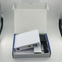 Meilleure vente DBC Single Port 1GE GPON ONU XPON ONT avec micrologiciel anglais Routeur à fibre optique Onu Similaire à HG8310M HG8010H F601