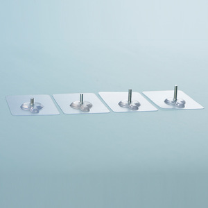 Wholesale Strong Adhesive PVC Photo Frame Traceless Wall Nails and Screw <b>Hooks</b> No Drill Required Single Tier <b>Tool</b> for Home or - Product Image 6
