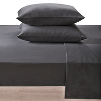 Échantillon disponible Draps et taies d'oreiller 100% microfibre Ensemble de linge de lit Queen King Hypoallergénique Draps respirants