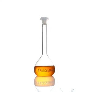 ขวดปริมาตรด้านล่างแบนขนาด25มล. แม่นยำสูงกว่าในห้องปฏิบัติการ - Product Image 4