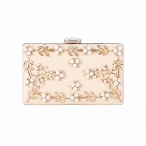 Bolsos tribales de metal con mosaicos hechos a medida con piedras y adornos de resina, ideales para revender en tiendas. - Product Image 1