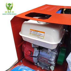 Machine de <span class=keywords><strong>brosse</strong></span> de nettoyage de peigne d'herbe artificielle de générateur d'essence de 4500W pour la balayeuse artificielle de <span class=keywords><strong>gazon</strong></span> de stade de terrain de football - Product Image 4