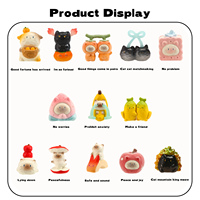 Cat PAI Hars Blind Box Siamese Kat Figuur Fun Fruits Mystery Box Creatief Paar Desktop Verjaardagscadeau Unisex