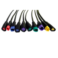 Câble d'extension de signal étanche Bafang pour vélo électrique, 2/3/4/5/6 broches, certifié CE, 80 cm, plastique et acier