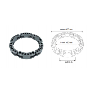 12W Zwarte LED Solar Boomverlichting Solar Tuinpaallamp Ring Tuin LED Spotverlichting IP65 Buitenverlichting Tuinspot - Product Image 3