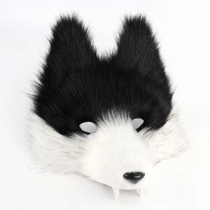 Maschera di Halloween in Plastica a Mezza Faccia con Denti di <span class=keywords><strong>Lupo</strong></span> Simulati, Accessorio per Cosplay e Feste, Prop 3D per Natale e Capodanno - Product Image 5
