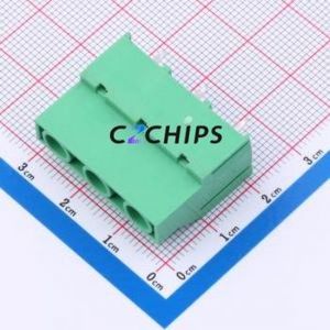 MX950T-9.5-03P-GN01-Cu-PS-A Screw Terminal Block Through hole Component (THT),P=9.5mm Connector 1x3P 9.5mm Green Through Hole - Product Image 2