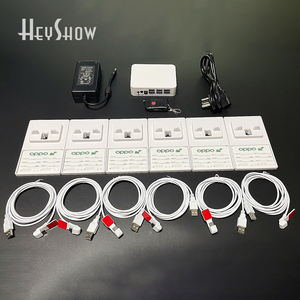 6 cổng điện thoại di động an ninh đứng chống trộm ABS nhựa điện thoại di động hệ thống báo động chủ hiển thị - Product Image 2