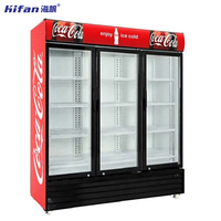 Réfrigérateur commercial vertical à porte vitrée personnalisée 309L, certifié CE ETL, prix de gros, refroidisseur de boissons pour magasin