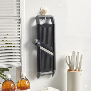 LOVFE Juego de Regalo Personalizado para Cocina, Cortador de Verduras Multifuncional Manual de Acero Inoxidable, Rebanador de Frutas, Mandolina - Product Image 6