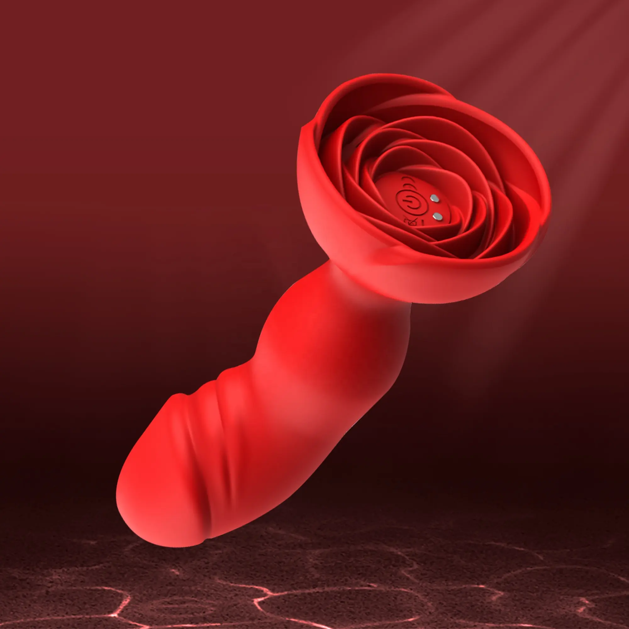 AAV Drop Shipping Leistungs starkes Saugen Erwachsenen Stimulator Massage gerät Rose Vibrator Sexspielzeug für Frauen