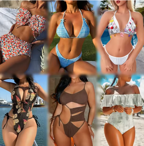 Venta al por mayor de trajes de baño de algodón de verano baratos y limpios, fardos mixtos de ropa de baño usada para mujer por kg, ropa de segunda mano. - Product Image 1