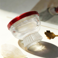 Nouveau design, bocaux en verre écologiques et non toxiques pour confiture et aliments, avec couvercles à clapet pour la conservation de la fraîcheur, Yatai 30ml 50ml
