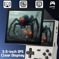 Consola de Juegos Portátil K36, Consolas de Videojuegos Retro de Código Abierto, Compatible con Más de 16000 Juegos, Pantalla IPS HD de 3.5 Pulgadas, 3000 mAh