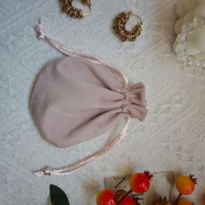 Custom Logo Printed Cotton Velvet Jewelry <b>Bag</b> Soft Velvet Gift Packaging Drawstring Pouch <b>Dust</b> Gift Cosmetic <b>Bag</b> - Product Image 3