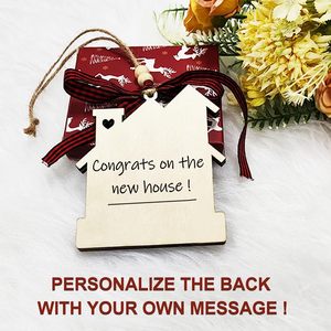 Nouvelles Décorations de Noël 2025 pour la Maison, Cadeaux de Pendaison de Crémaillère pour Femmes et Couples, Idées Cadeaux pour Nouveaux Propriétaires, Décoration Intérieure en Bois - Product Image 6