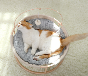 Yeni kedi yatak hamak nefes file kumaş dört mevsim evrensel çıkarılabilir yıkanabilir kolay kurulum kedi hamak yatak - Product Image 2