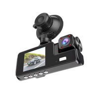 A22 1080P Écran IPS haute définition ADAS Caméra de bord de voiture Détecteur de radar de vision nocturne étanche Capteur G Enregistreur vidéo noir
