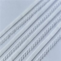 En stock, dentelle élastique blanche de 12 mm, accessoires pour sous-vêtements, mercerie couture, dentelle élastique pour la couture de lingerie