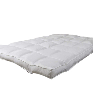 Colchón <span class=keywords><strong>Topper</strong></span>-3D hueco Siliconized fibra Protector Hotel barato franela verano ropa de cama acolchado ajustado colchón Pad - Product Image 1