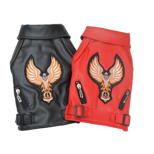 Venta caliente de invierno de lujo para mascotas chaqueta de cuero Elegante <span class=keywords><strong>ropa</strong></span> para mascotas - Product Image 5