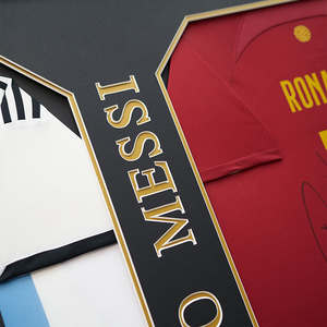 Photo murale rectangulaire en bois massif, personnalisée, créative, faite à la main, avec cadre en jersey, pour football, basketball, <span class=keywords><strong>NBA</strong></span>, signature, tennis, Hubei - Product Image 5