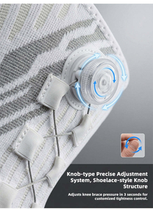 Rodillera de Compresión Ajustable Transpirable con Protección Integral para Baloncesto, Correr, Entrenamiento, Artritis, Dolor Articular y <span class=keywords><strong>Menisco</strong></span> - Product Image 5