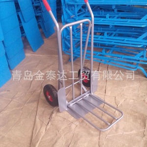Chariot pliant à 2 roues, capacité 180 kg, argent, usage industriel, chariot à outils HT1827A - Product Image 2
