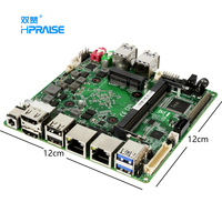 Gemini Lake J4125 6 USB Dual LAN Nuc Mini Pc Computadora Placa base Tres pantallas