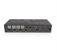 Carte de capture vidéo HDMI Carte de capture vidéo dvr à 4 canaux Commutateur HDMI Fonction KVM 4X1 pour connecter trois caméras Quatre caméras