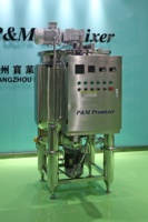 Homogénéisateur émulsifiant mélangeur 500L pour cosmétiques, machines industrielles pour petits lots, équipement de mélange de liquides chimiques, savon liquide, shampoing