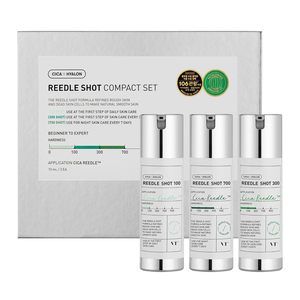 VT COSMETICS Reedle Shot Compact Set 10ml 3 Pezzi Siero Microneedling Esfoliante Anti-Età per la Cura del Viso - Product Image 1