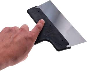 Raschietto per cartongesso in acciaio inox mastice strumento portatile coltello per mastice con riempimento largo per stucco coltello flessibile per mastice - Product Image 5